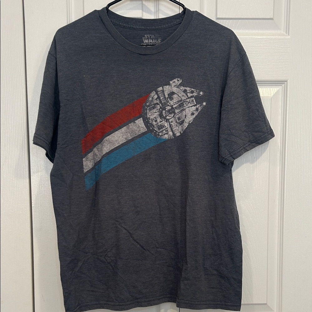 Star Wars Dark Gray Millennium Falcon Tee